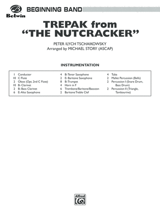 Book cover for Trepak from The Nutcracker: Score