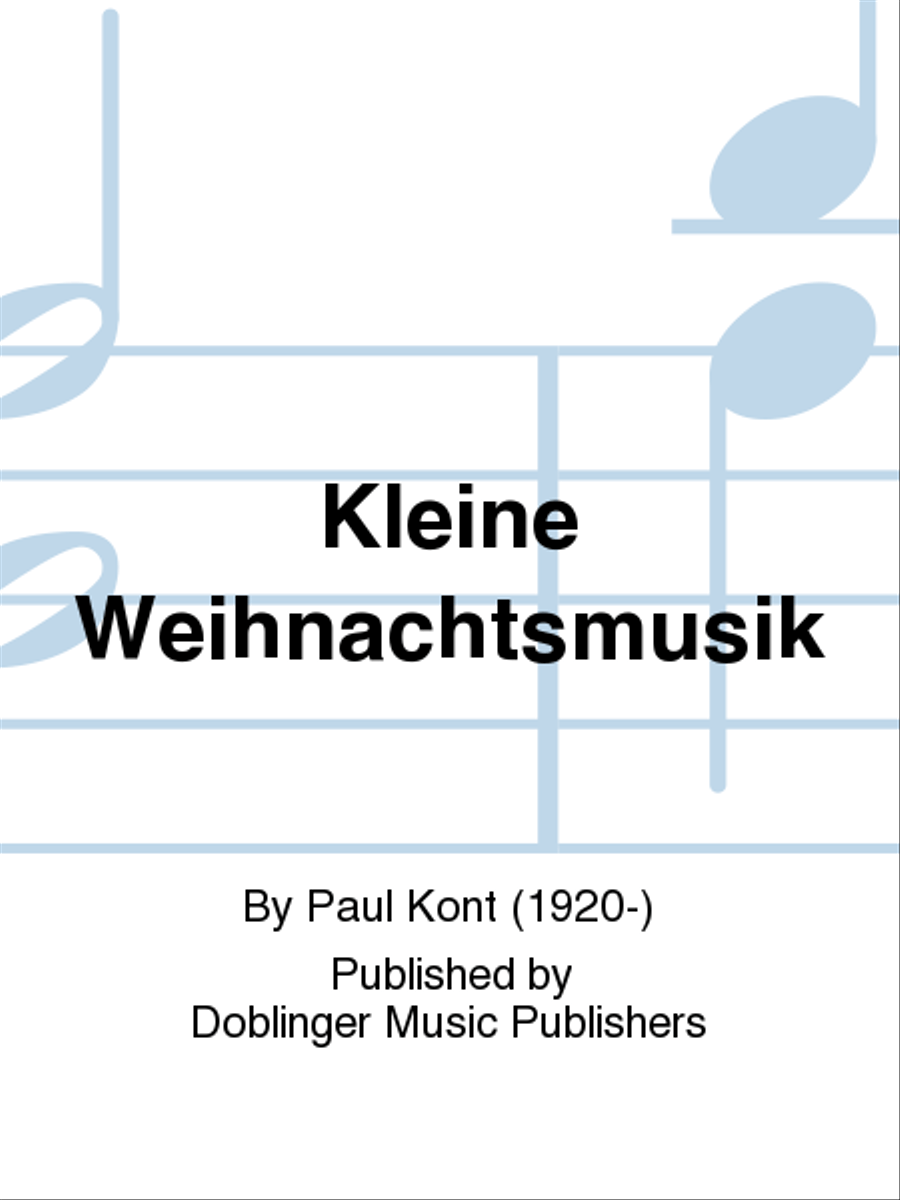 Kleine Weihnachtsmusik Organ scores gallery preview page 1