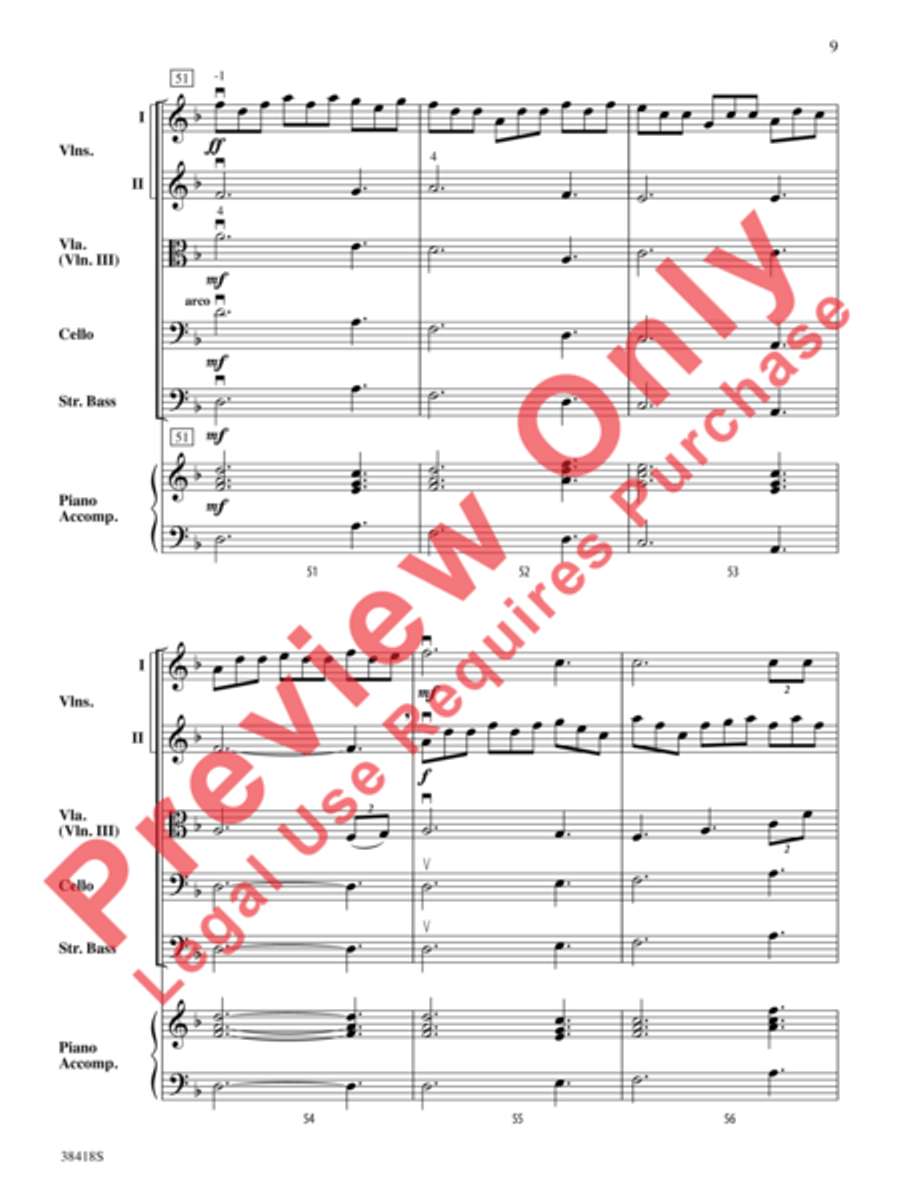 Return to Skye Return to Skye String Orchestra scores gallery preview page 10