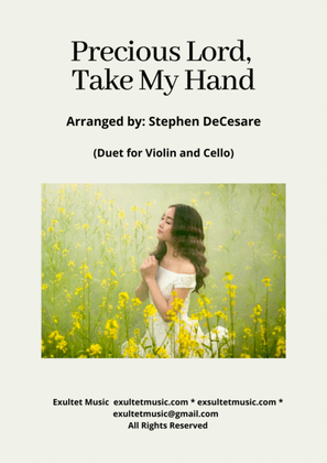 Book cover for Precious Lord, Take My Hand (Duet for Violin and Cello)
