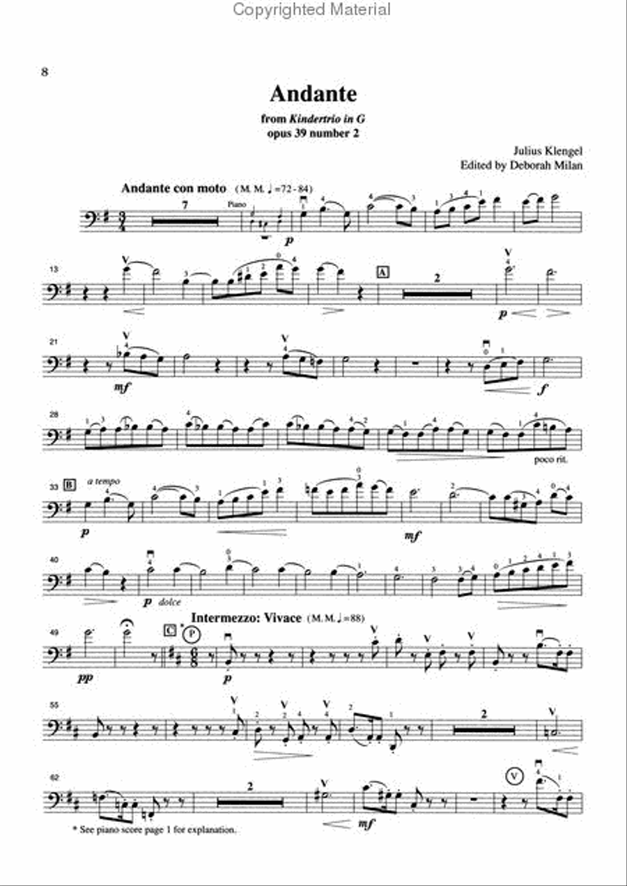 Chamber Music Sampler, Book 2 Piano Trio scores gallery preview page 5
