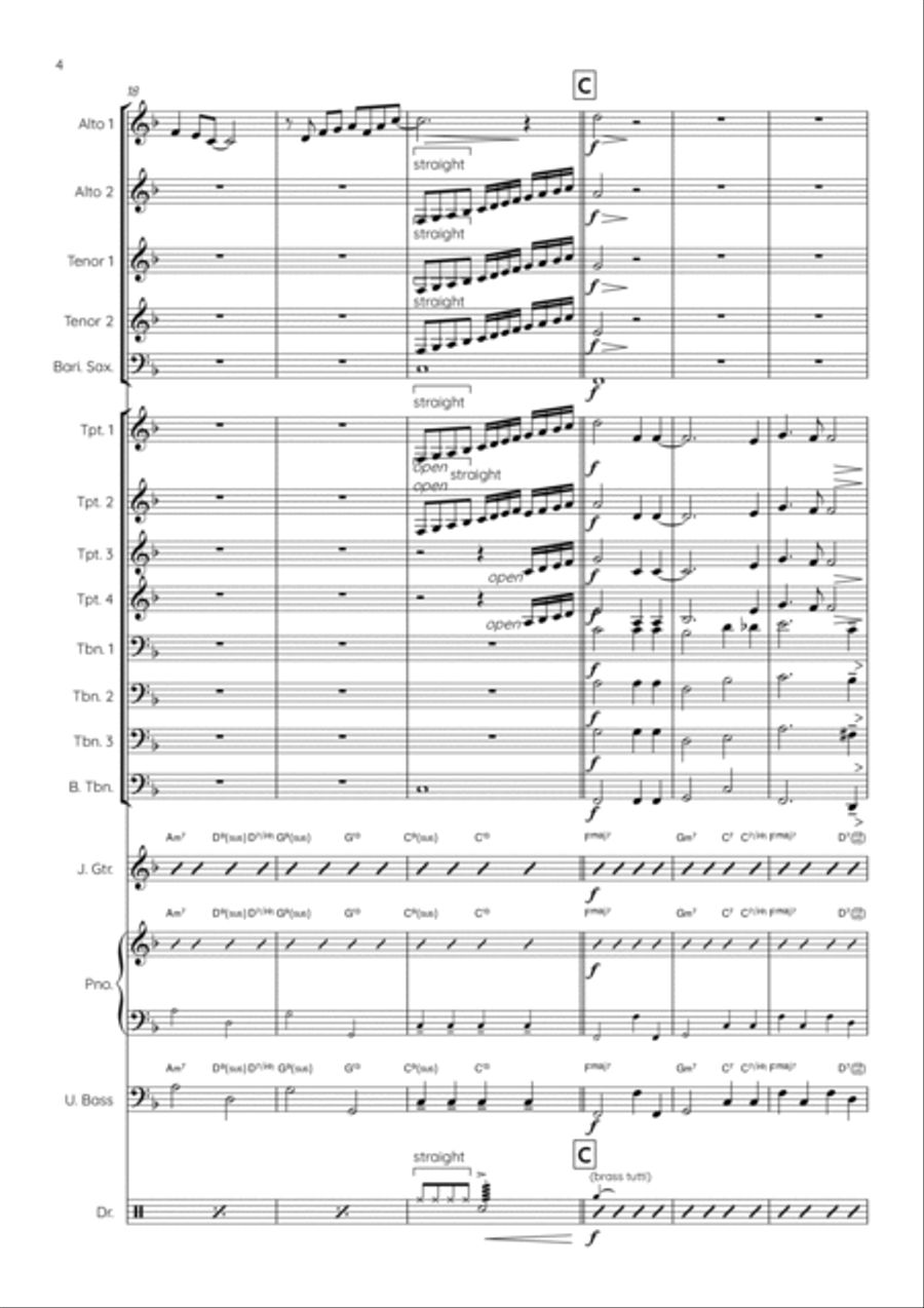 It Never Entered My Mind Jazz Ensemble scores gallery preview page 4