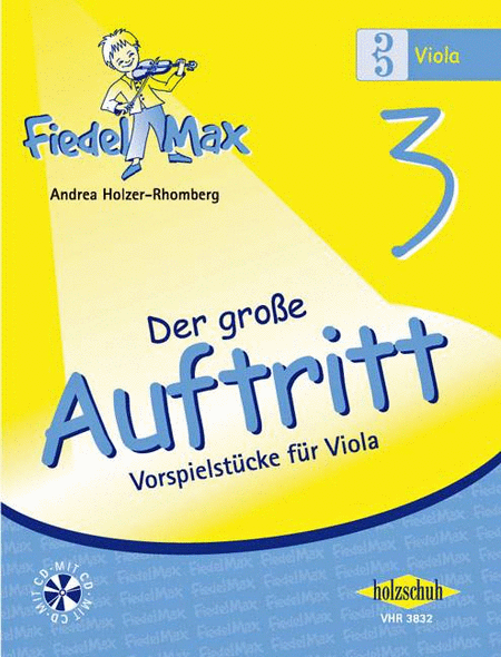 Fiedel-Max für Viola - Der grosse Auftritt Band 3