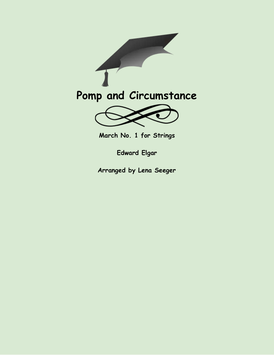 Pomp and Circumstance String Trio scores gallery preview page 1