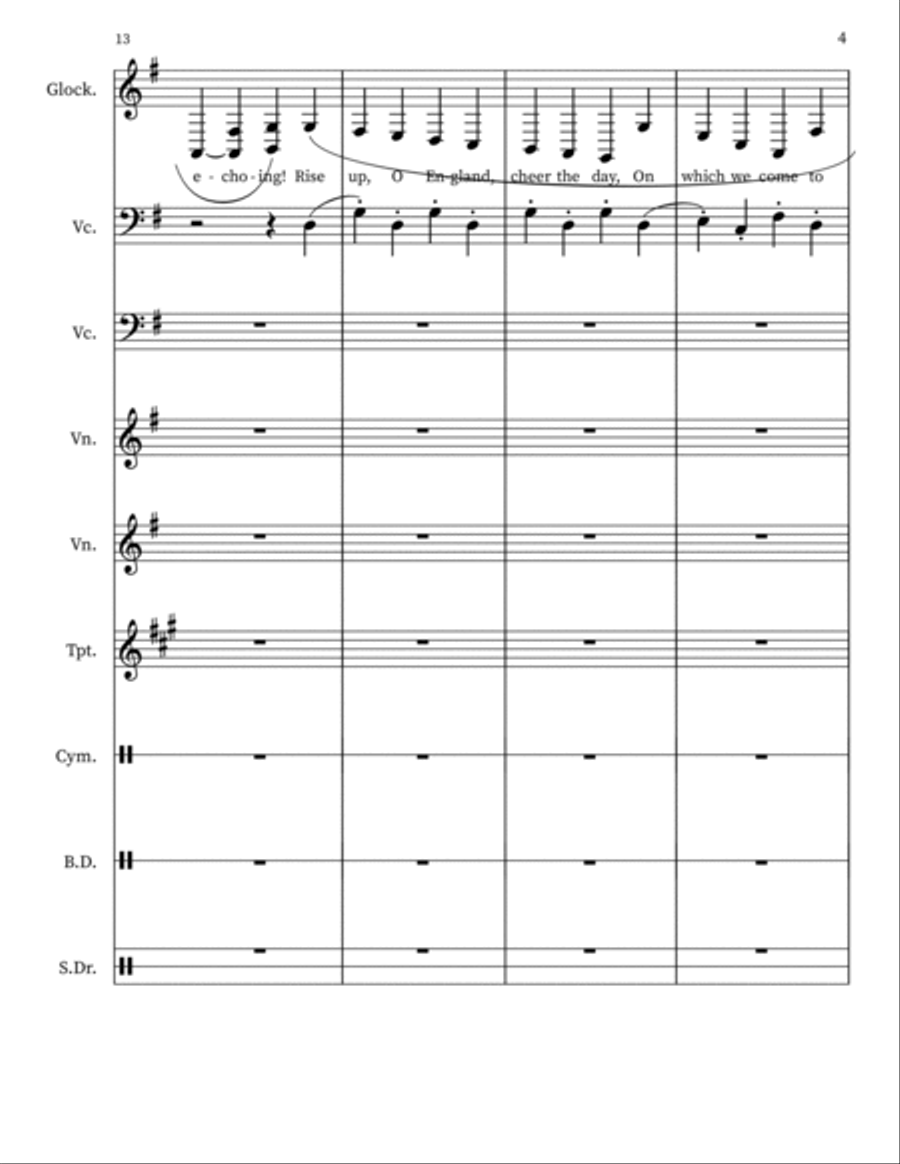 Church Bells Small Ensemble scores gallery preview page 4