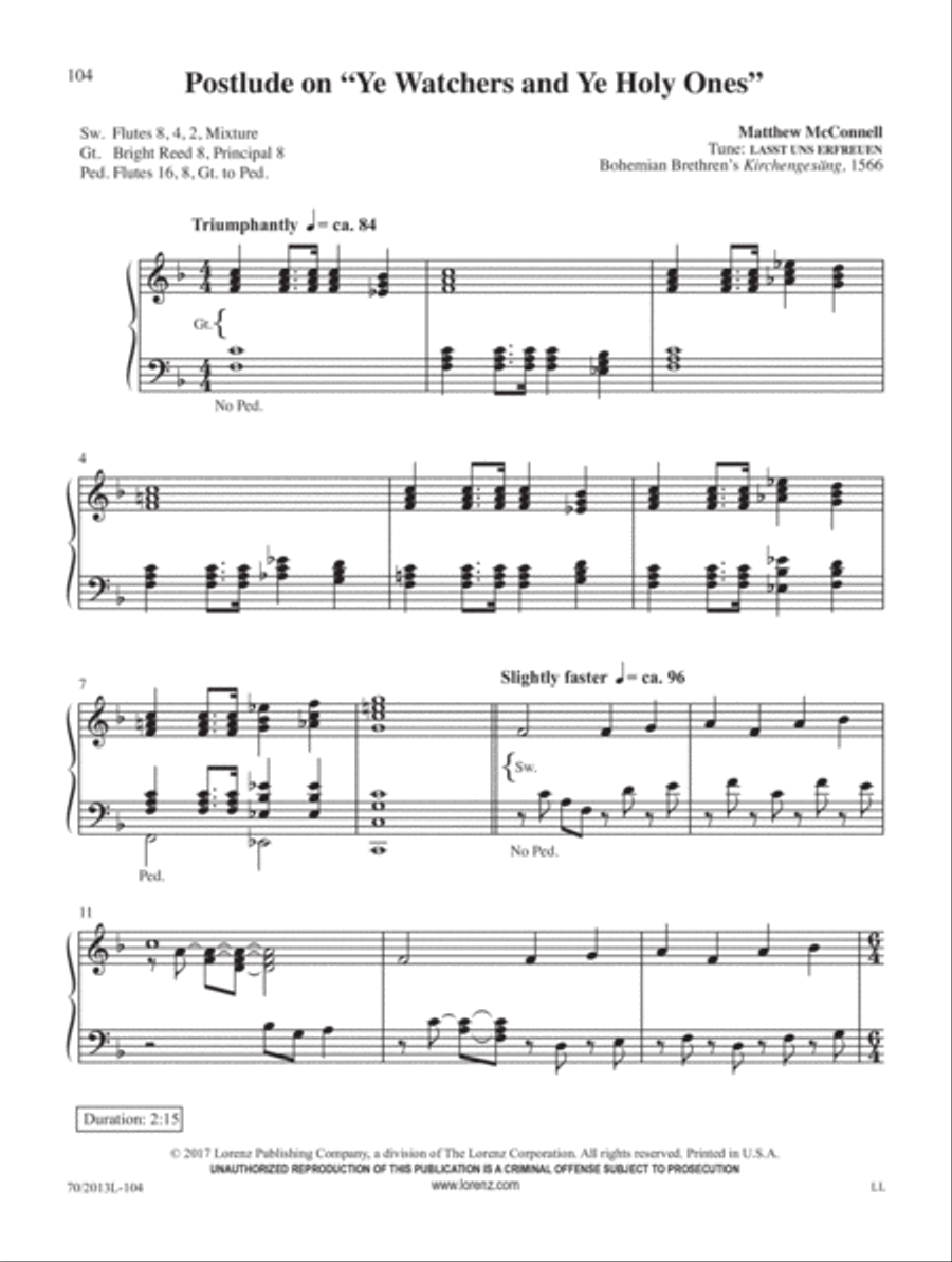 The Complete Organist, Vol. 2 Organ Solo scores gallery preview page 36