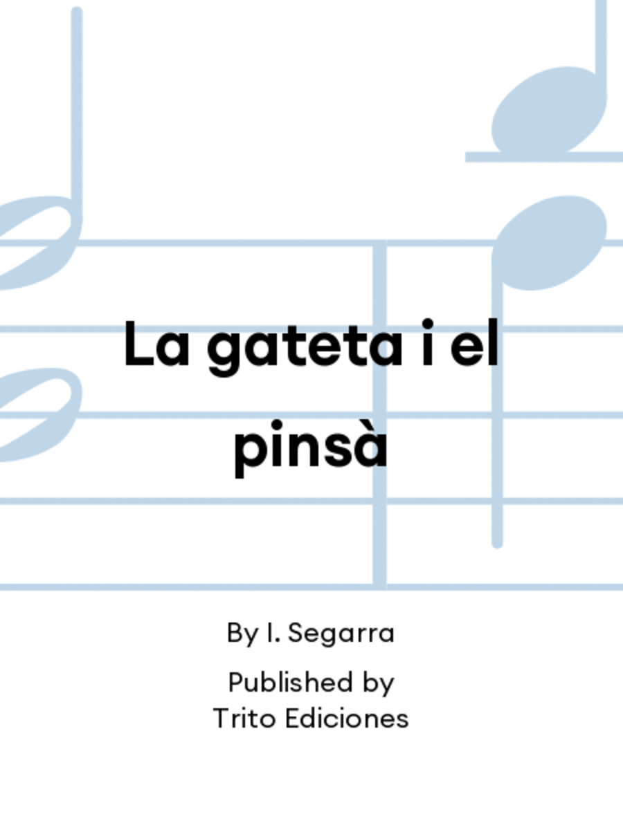 La gateta i el pinsà Piano Solo scores gallery preview page 1