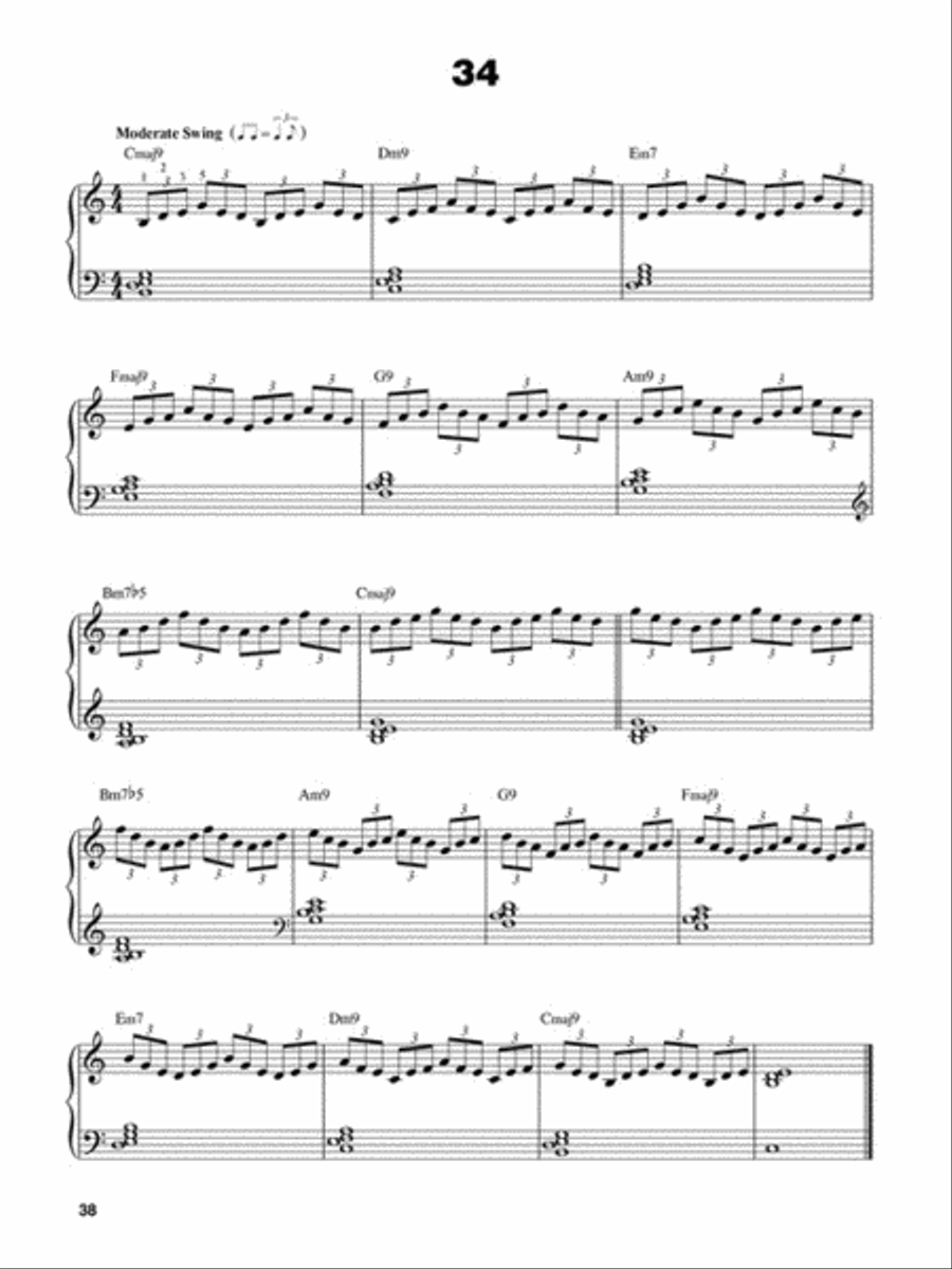 Easy Jazz Hanon Piano Method scores gallery preview page 4