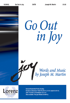 Book cover for Go Out in Joy