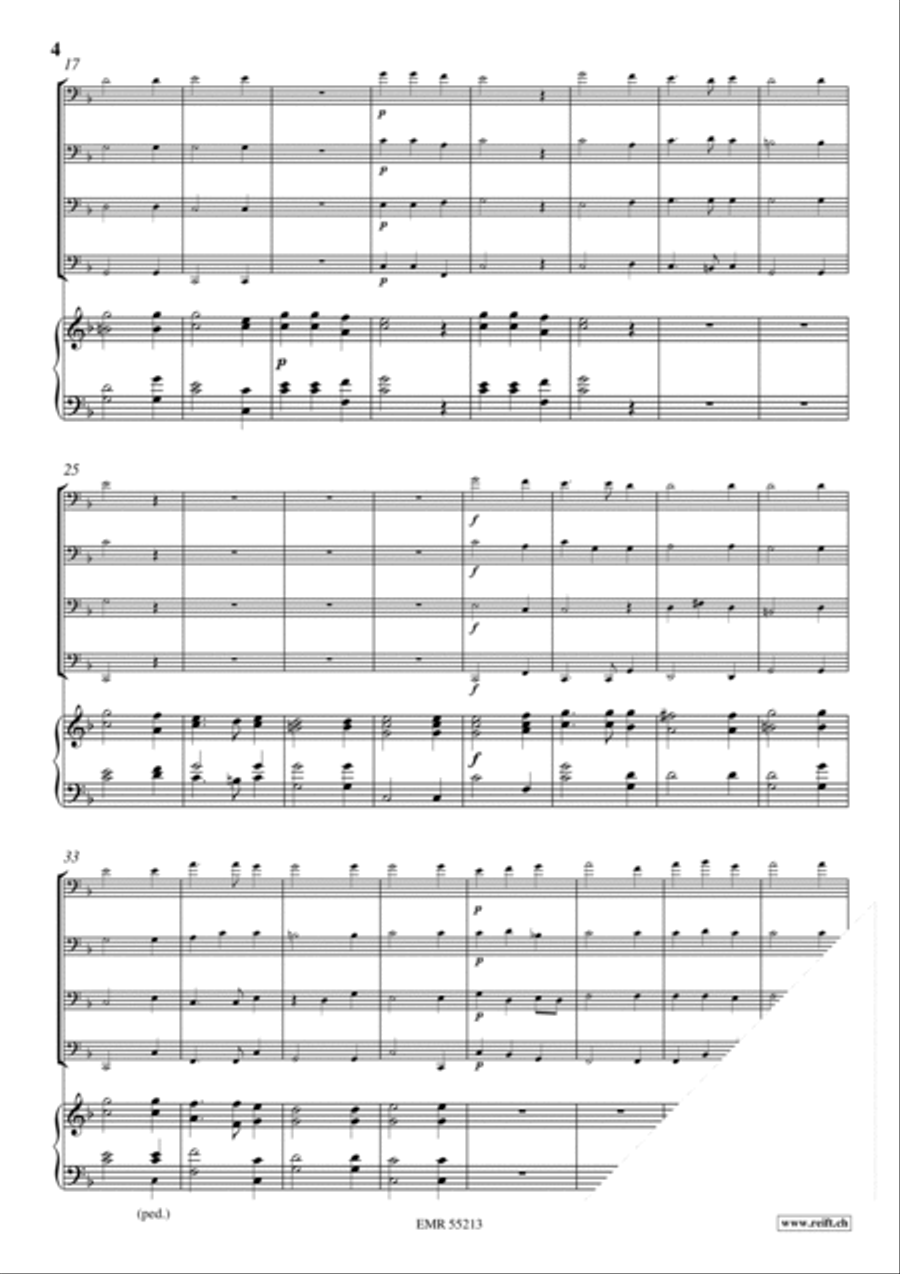 Sinfonia Musicali Trombone Quartet scores gallery preview page 4