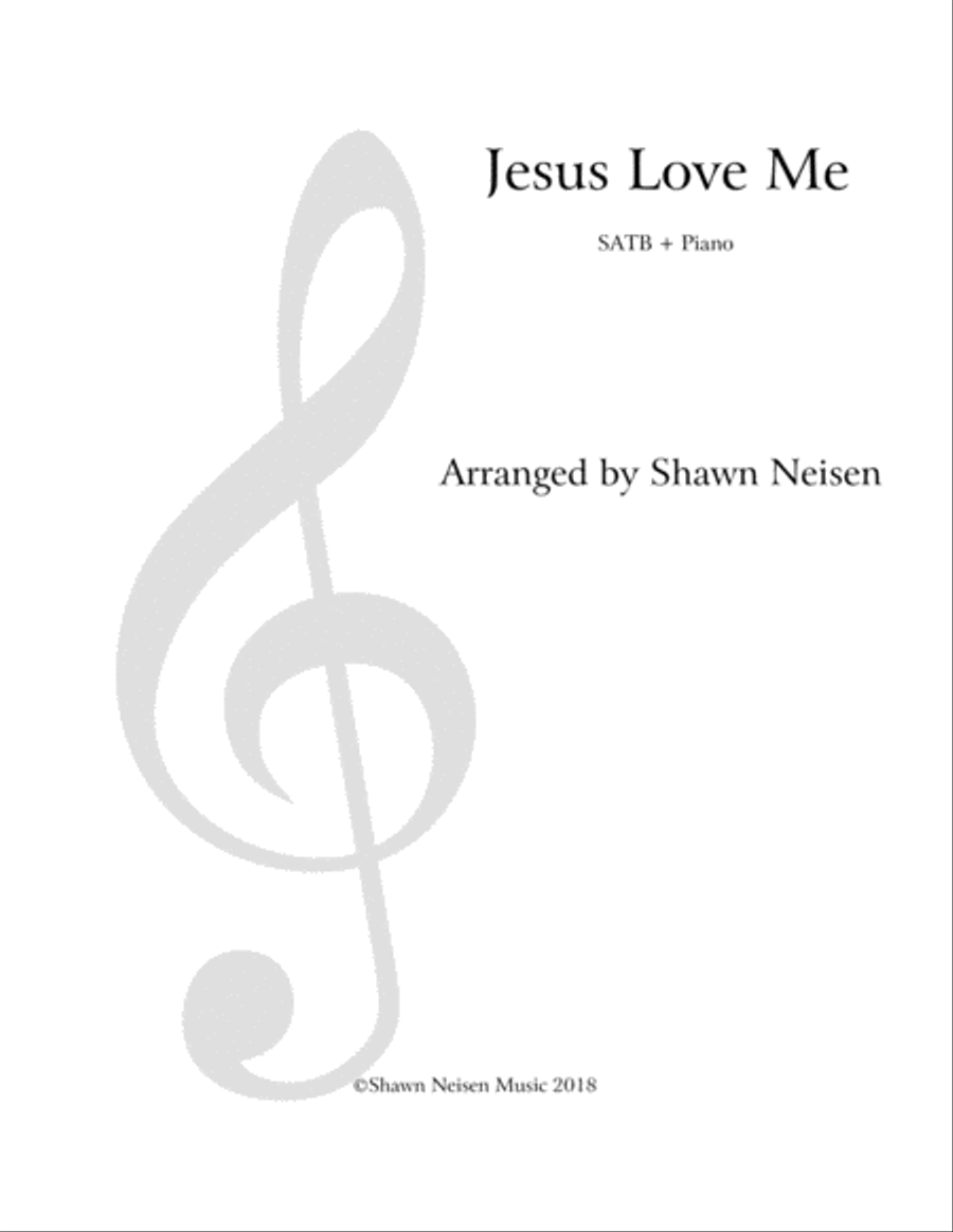 Jesus Loves Me Jesus Loves Me 4-Part scores gallery preview page 1