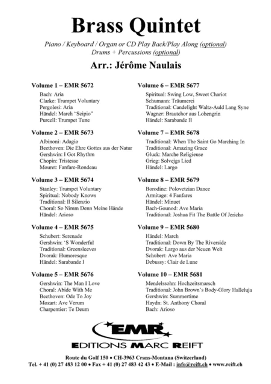 Album Volume 1 Brass Band scores gallery preview page 8