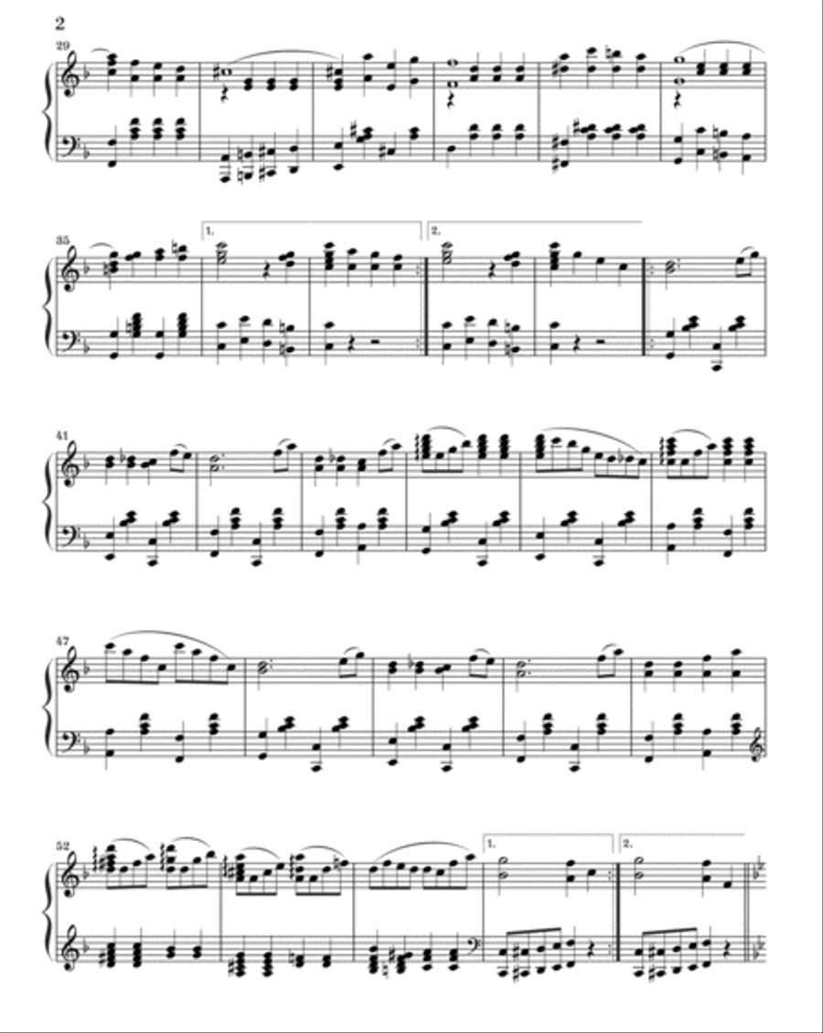 Great Crush Collision March - Joplin Piano Solo scores gallery preview page 2