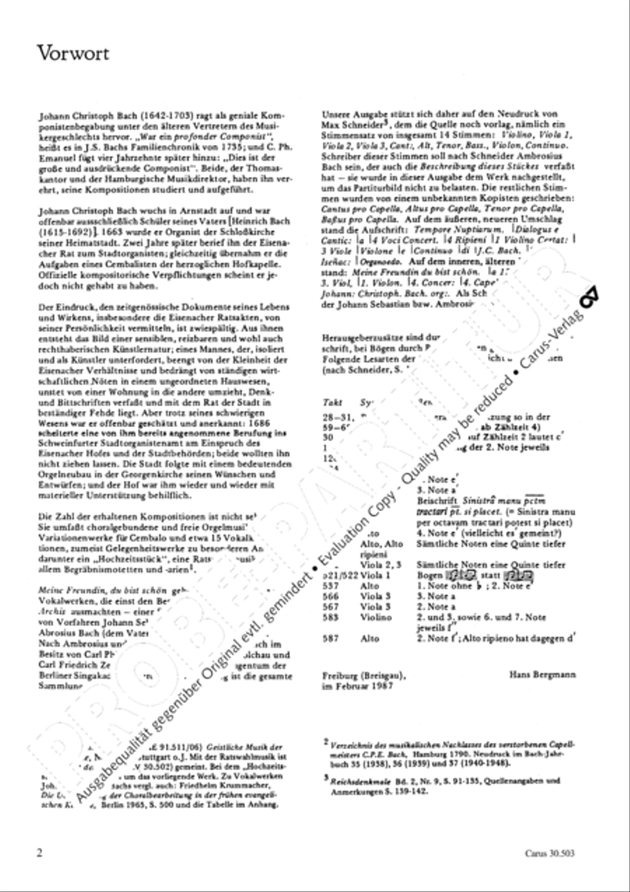 My beloved, you are fair (Meine Freundin, du bist schon) 4-Part scores gallery preview page 5