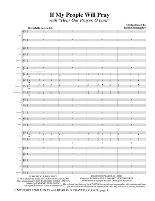 Book cover for If My People Will Pray (with Hear Our Prayer, O Lord) - Full Score