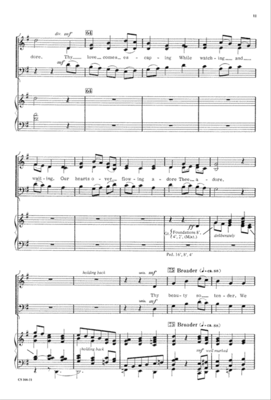 Sacred Anthem Book 3-Part scores gallery preview page 13