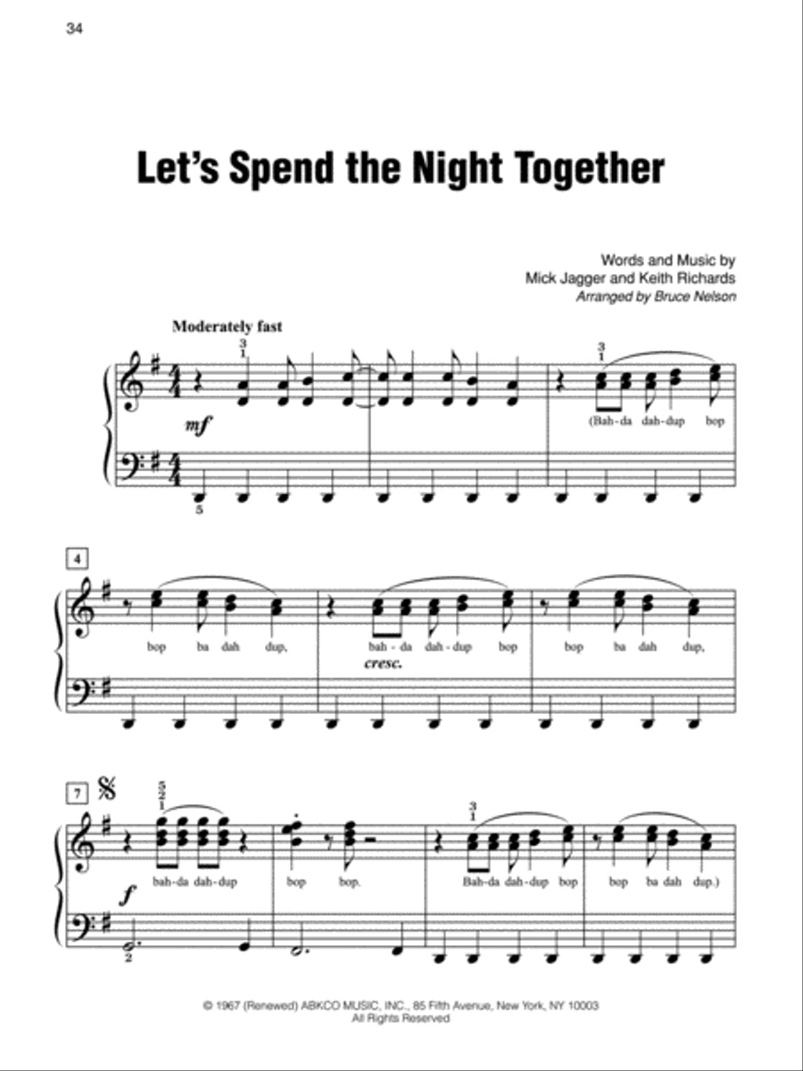 Simply Rolling Stones Easy Piano scores gallery preview page 2