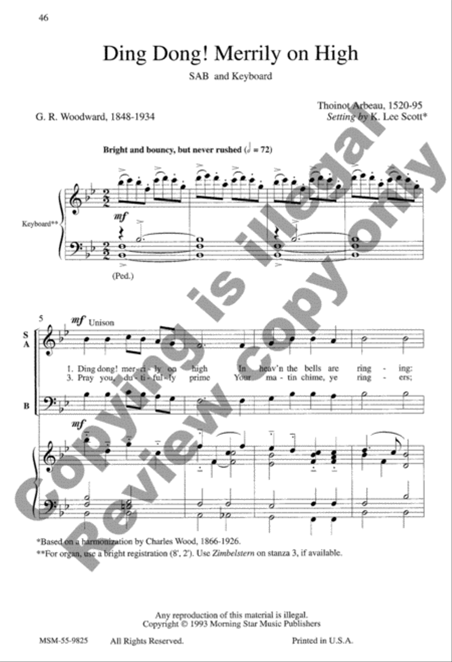 Coram Deo, Set I 3-Part scores gallery preview page 11