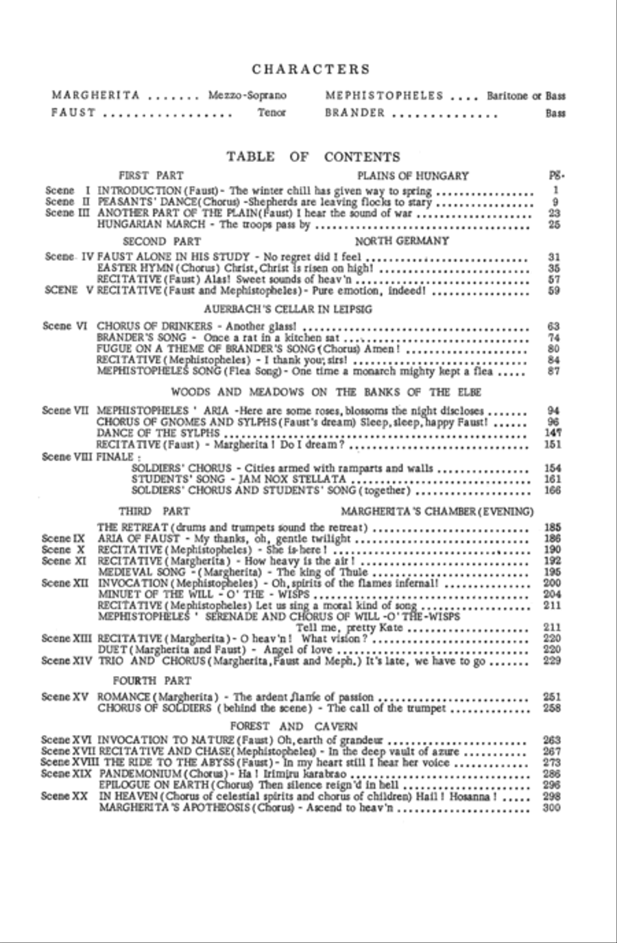The Damnation of Faust 4-Part scores gallery preview page 5