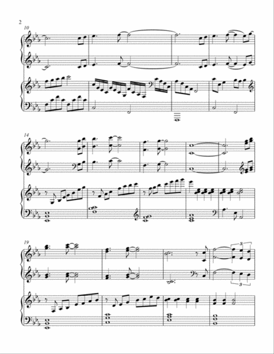 Breath Of Heaven (Mary's Song) 2 Pianos, 4-Hands scores gallery preview page 3