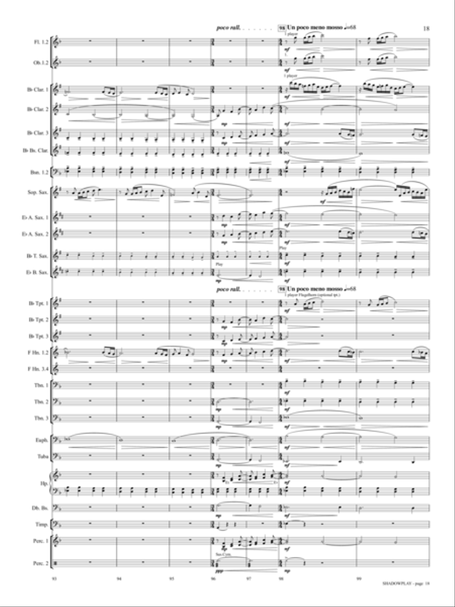 Shadowplay Concert Band scores gallery preview page 16