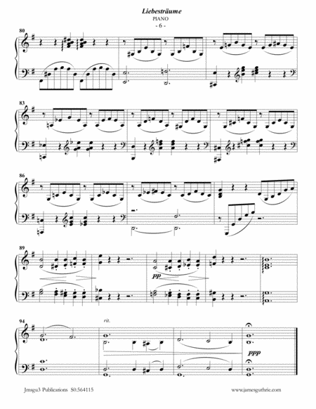 Liszt: Liebestraume for Alto Sax & Piano image number null