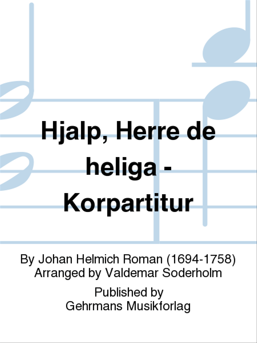 Hjalp, Herre de heliga - Korpartitur 4-Part scores gallery preview page 1