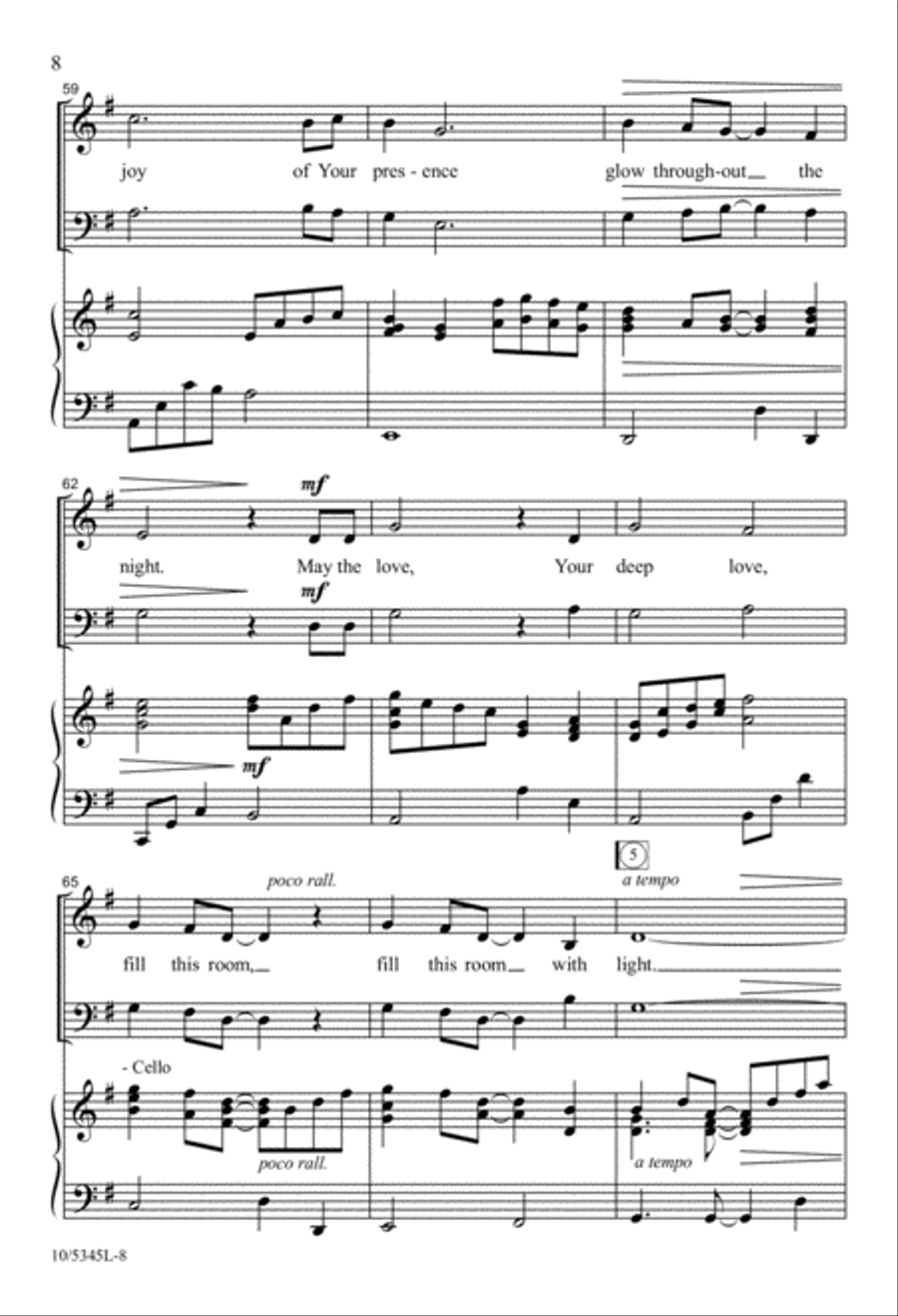 The Hope of Your Coming 2-Part scores gallery preview page 8