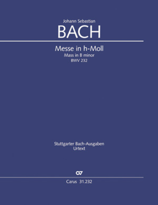 Book cover for B Minor Mass, BWV 232 (Messe in h-Moll)