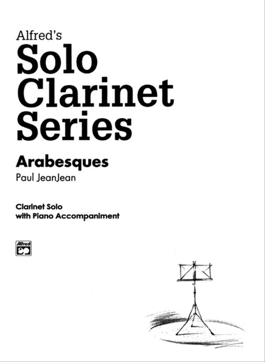 Arabesques Clarinet scores gallery preview page 1