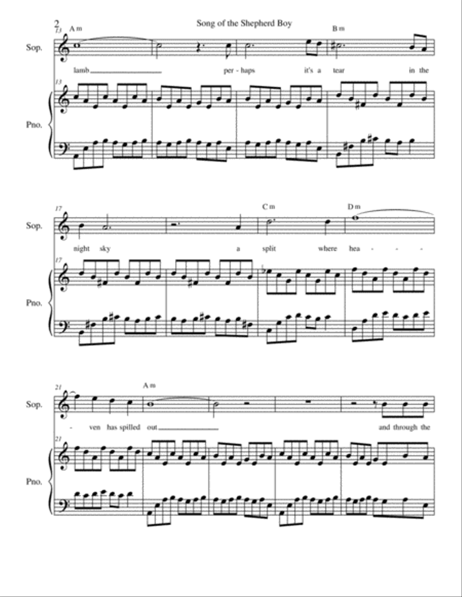 Song of the Shepherd Boy Song of the Shepherd Boy High Voice scores gallery preview page 2