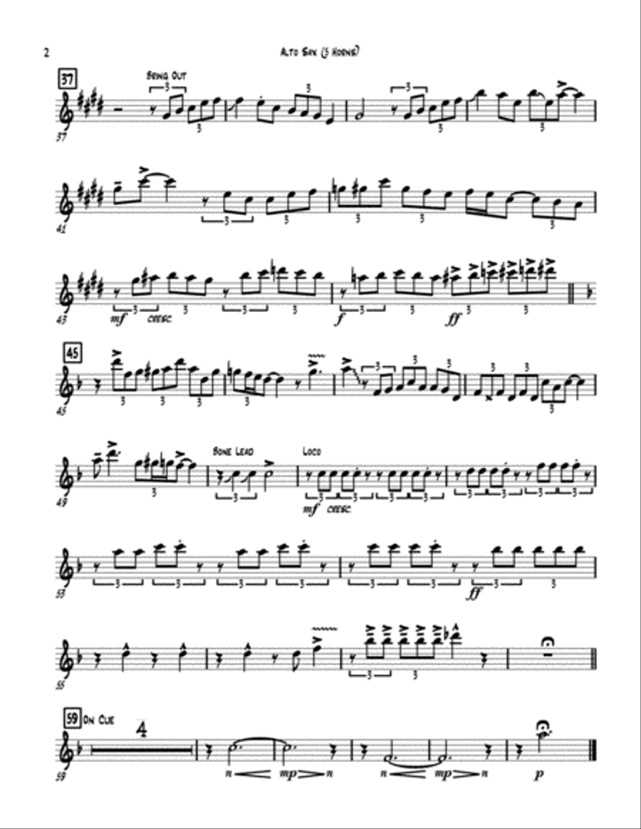 Feeling Good Large Ensemble scores gallery preview page 6