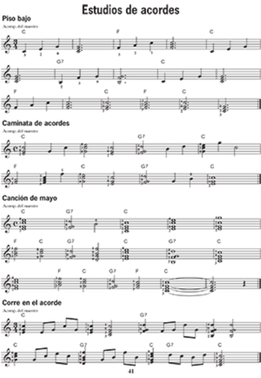 Metodo de Guitarra Moderna Grado 1, Edicion Expandida, Español Guitar scores gallery preview page 5