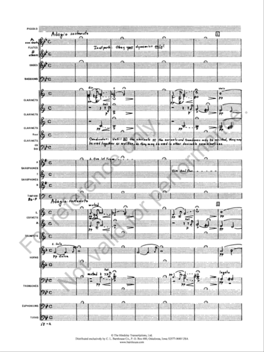 Oberon Concert Band scores gallery preview page 4