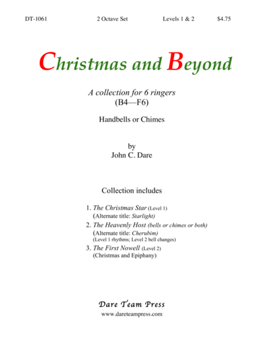 Christmas and Beyond 2-Octaves scores gallery preview page 1