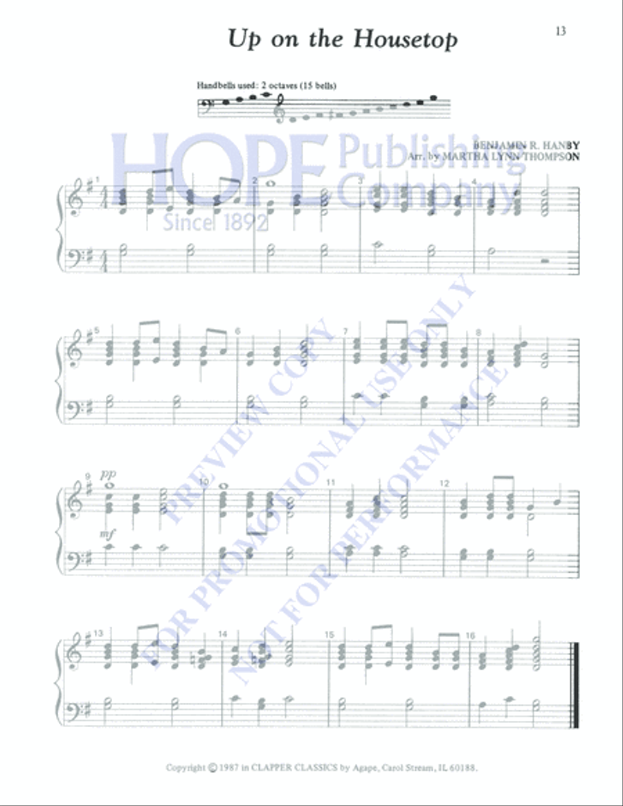 Ready to Ring for Christmas 2-Octaves scores gallery preview page 15