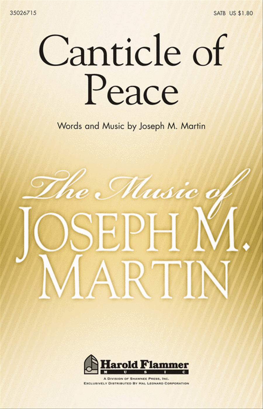 Canticle of Peace 4-Part scores gallery preview page 1