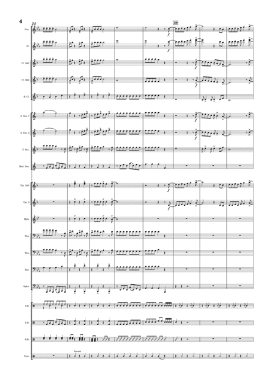 The Other Side The Other Side Marching Band scores gallery preview page 4