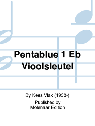 Pentablue 1 Eb Vioolsleutel