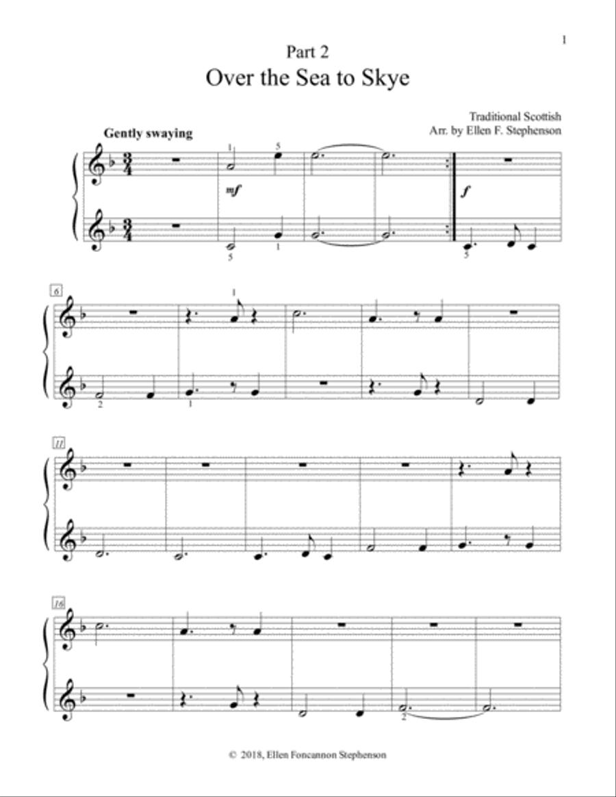 Over the Sea to Sky (1P/6H) Easy Piano scores gallery preview page 4