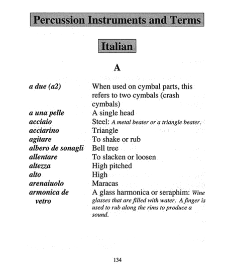 Cirone's Pocket Dictionary of Foreign Musical Terms