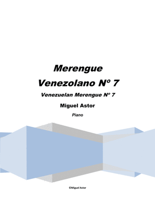 Merengue Venezolano Nº 7