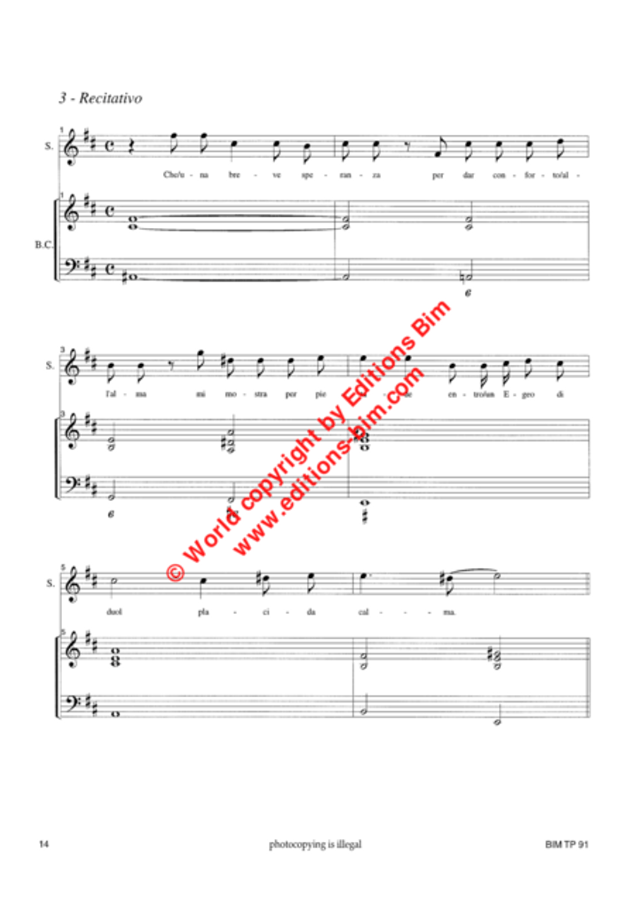 Qual mormorio giocondo Qual mormorio giocondo Soprano Voice scores gallery preview page 10