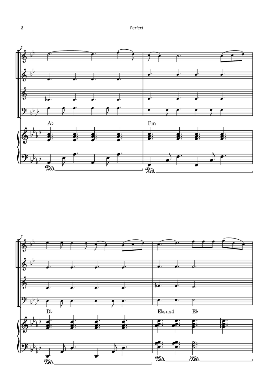 Perfect Brass Quartet scores gallery preview page 2