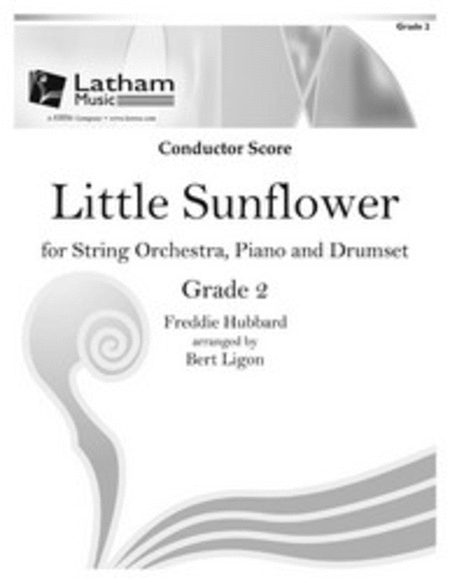 Little Sunflower for String Orchestra, Piano and Drumset - Score image number null