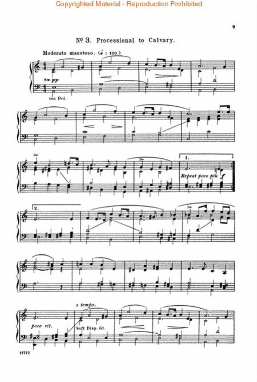 Crucifixion 4-Part scores gallery preview page 3