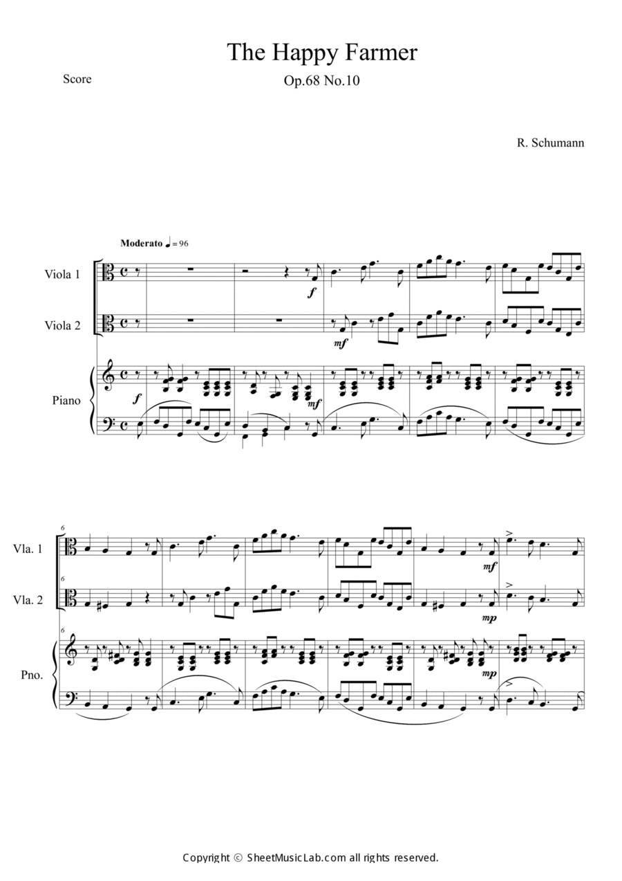 The happy farmer violin cheap