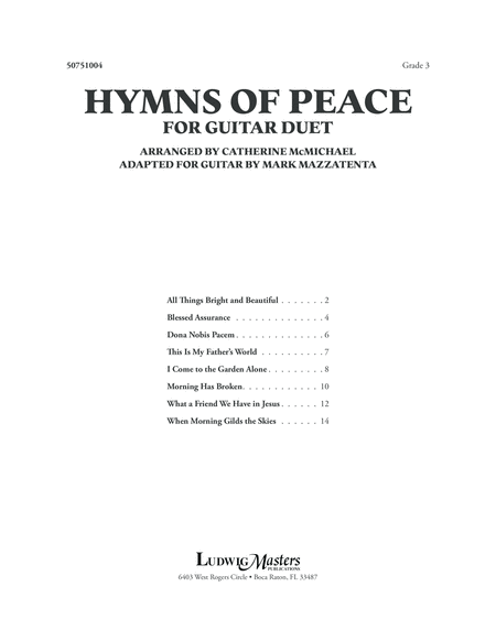 Hymns of Peace for Guitar Duet image number null
