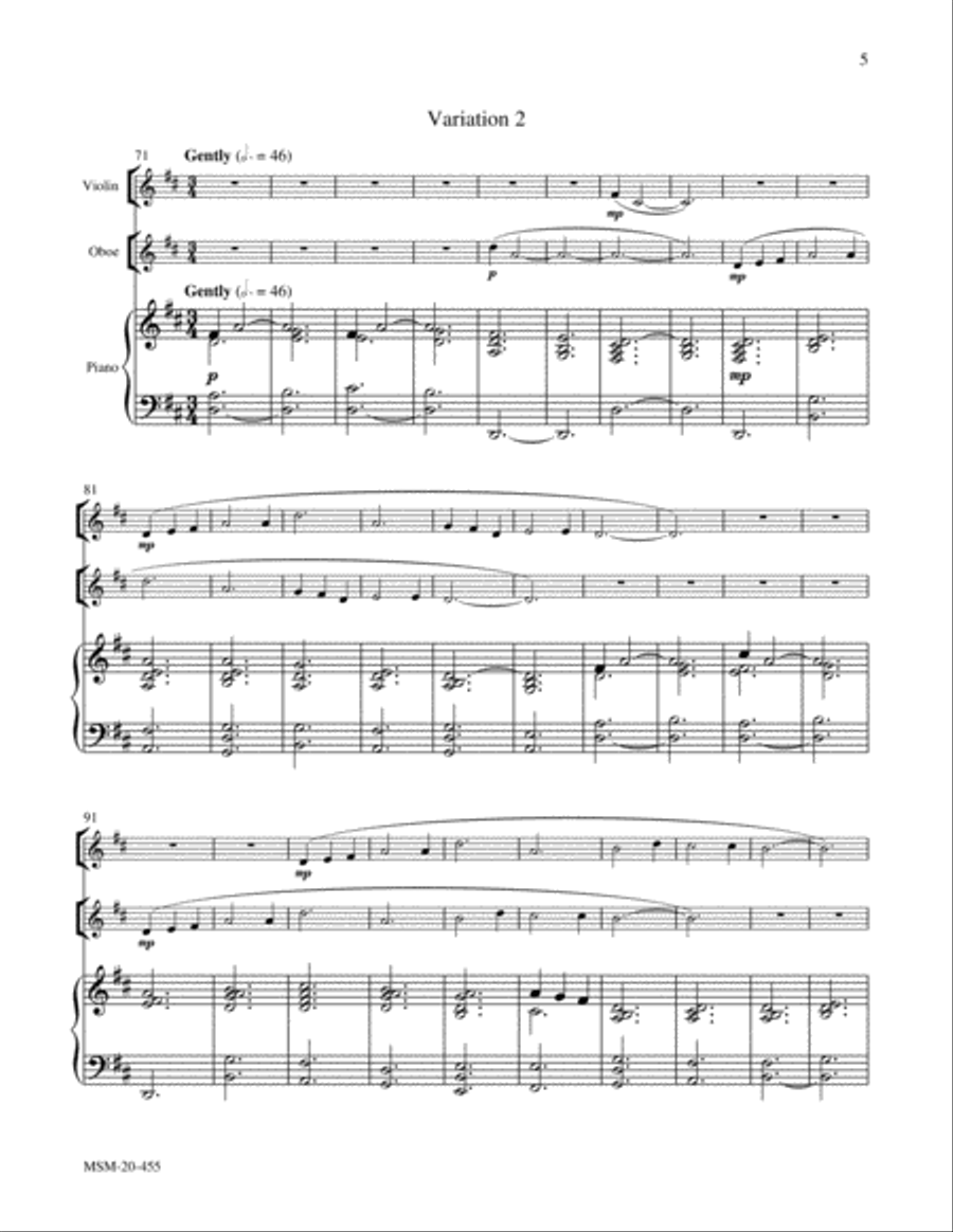 Awake, My Heart, with Gladness Piano Accompaniment scores gallery preview page 4