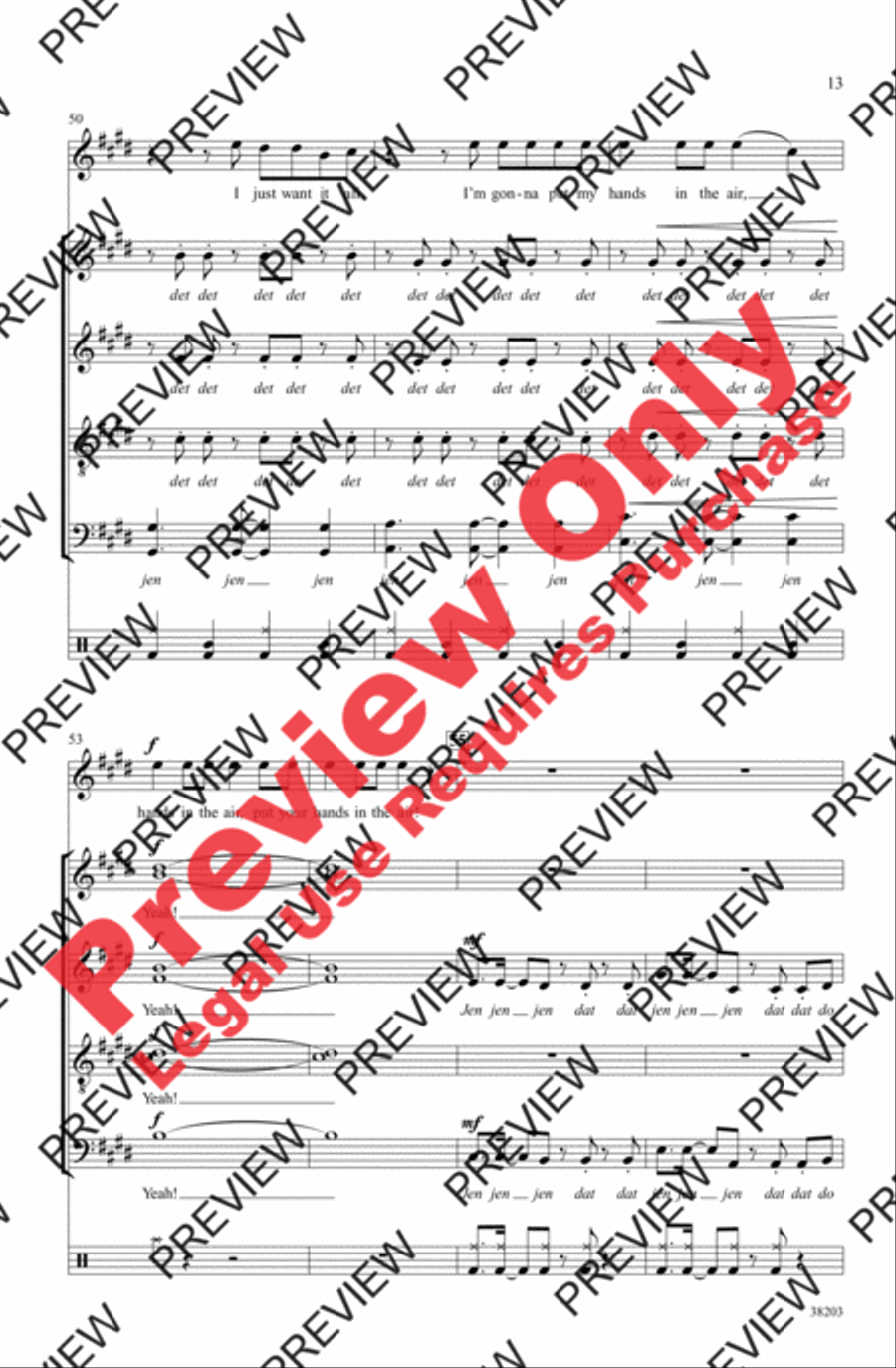 Dynamite 4-Part scores gallery preview page 13